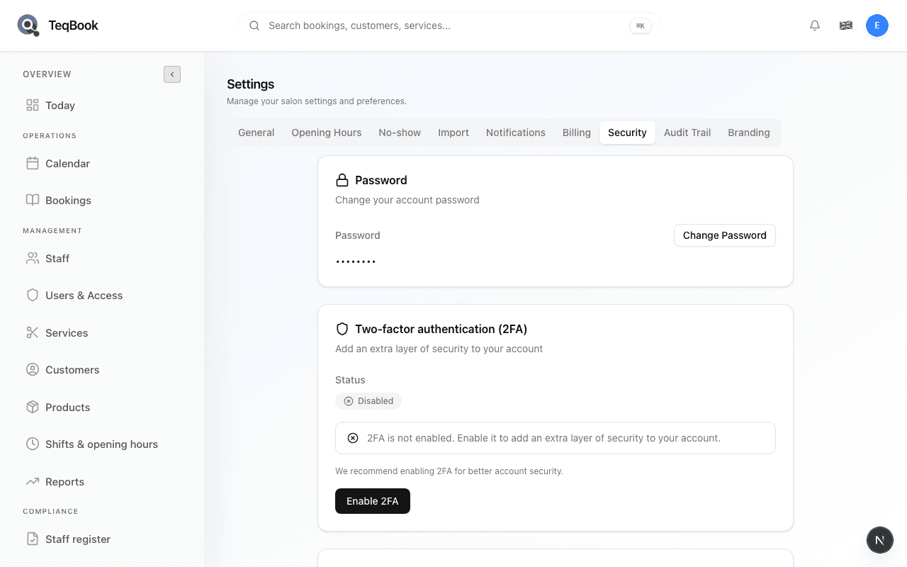 cant sign in with 2fa screenshot