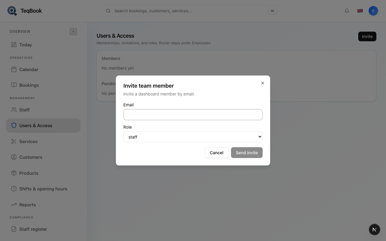understand login roles screenshot